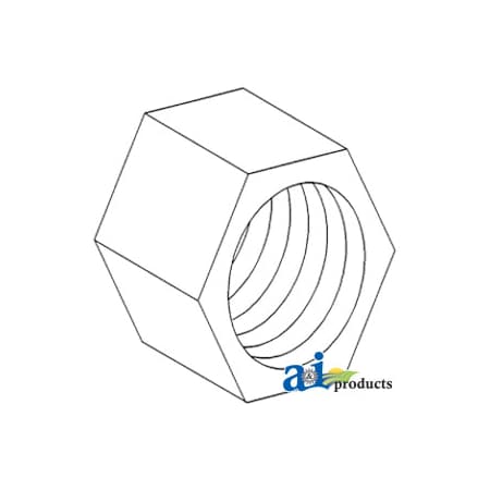 A & I Products Nut, Differential Bearing Lock 3" x3" x1" A-532956M1